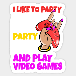 iliketoparty Sticker